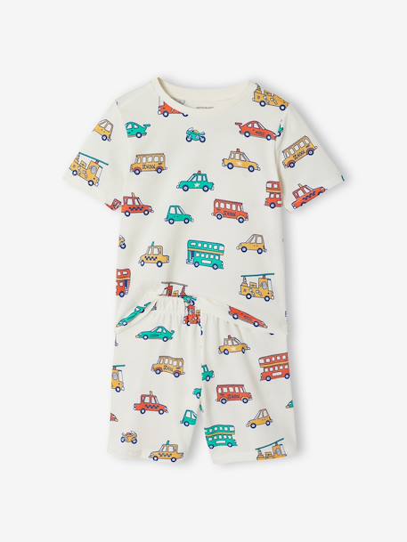 Pack of 2 vehicle pyjama shorts sage green 