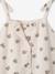 Baby girl playsuit in organic cotton pale pink 