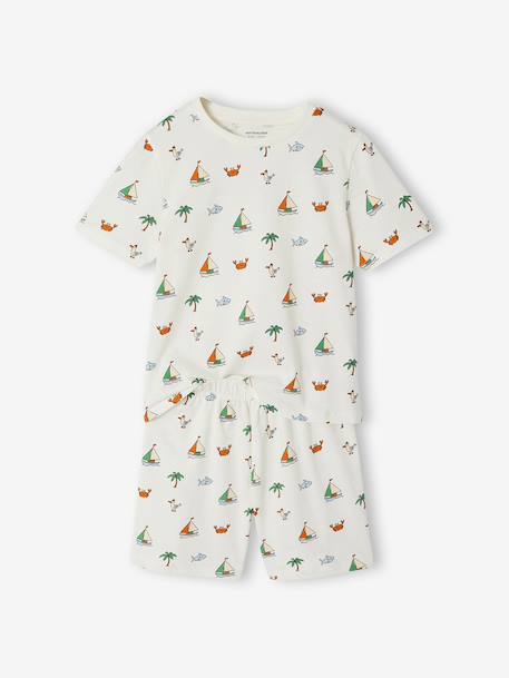Pack of 2 pyjama shorts ecru 