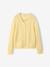 Buttoned cardigan pale yellow 