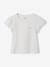 Girl's short-sleeved t-shirt ecru 