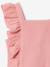 Occasion Wear Blouse & Frilled Skirt Combo blush+sage green 