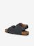 Boys' leather buckle sandals blue 