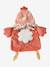 Personalised comforter carry case, hen orange 