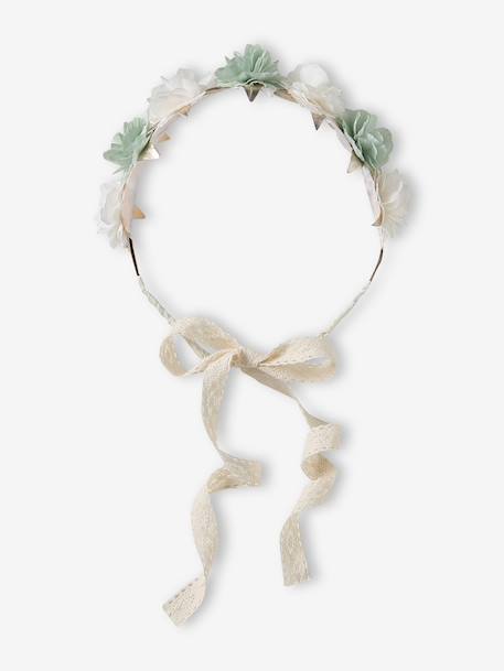 Sage green flower garland sage green 