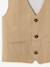 Occasion Wear Cotton/Linen Waistcoat for Boys beige+Beige+blue+Dark Blue+sage green 