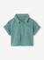 Short-sleeved shirt emerald green 