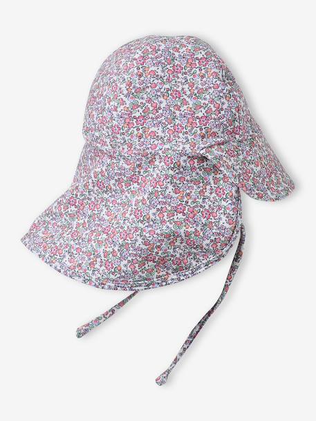 Girls' UV protective cap ecru 
