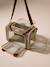 Animal carrier backpack striped beige 