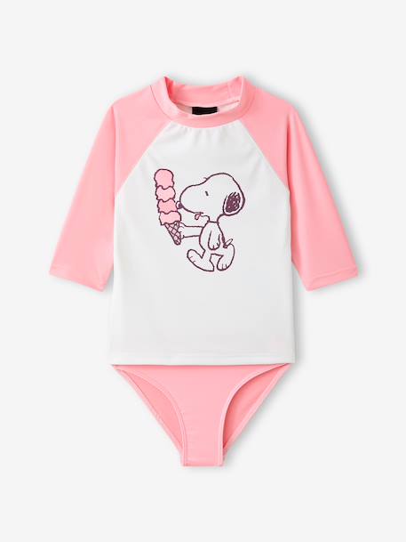 SNOOPY UV-protective swimsuit sweet pink 