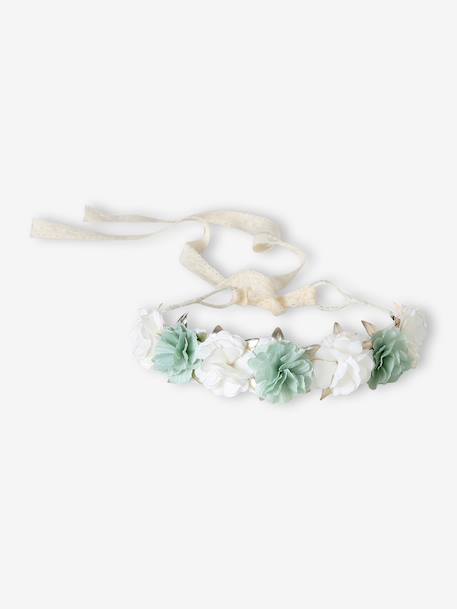 Sage green flower garland sage green 