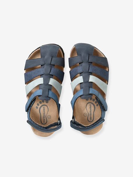 Boys' touch-fastening sandals set blue 