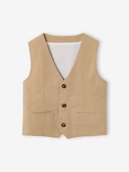 Boys-Occasion Wear Cotton/Linen Waistcoat for Boys