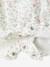 Floral playsuit for baby girls printed white 