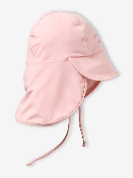 Girl's UV-resistant cap rose 