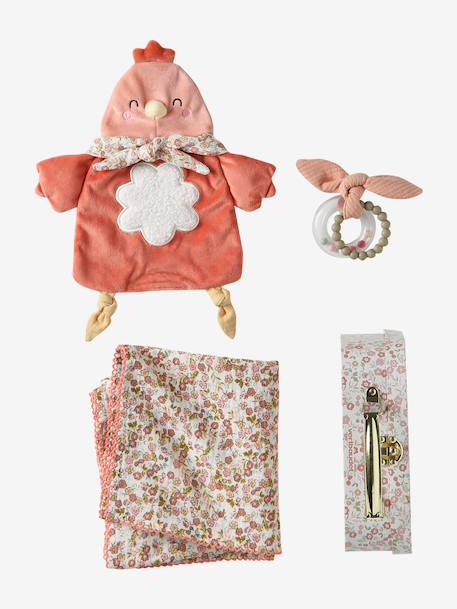 Personalised comforter carry case, hen orange 