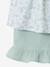 Cotton gauze short and top set blush+sage green 