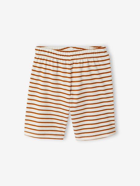 Pack of 3 long and short cycling pyjamas caramel 