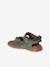 Boys' textile touch-fastening sandals khaki 