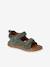 Boys' textile touch-fastening sandals khaki 