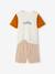 Pack of 3 long and short cycling pyjamas caramel 
