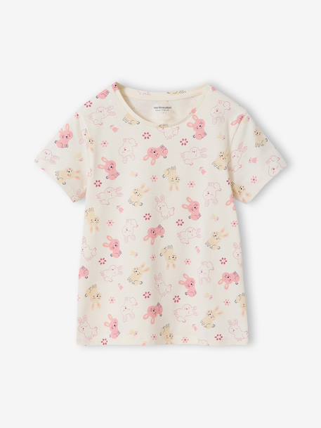 Pack of 2 short and long rabbit pyjamas marl grey 