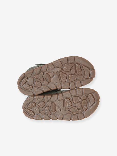 Boys' textile touch-fastening sandals khaki 