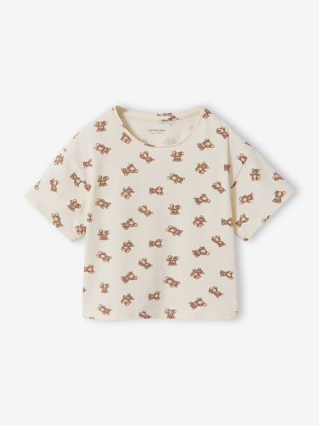 Pack of 2 short and long bear pyjamas ecru 