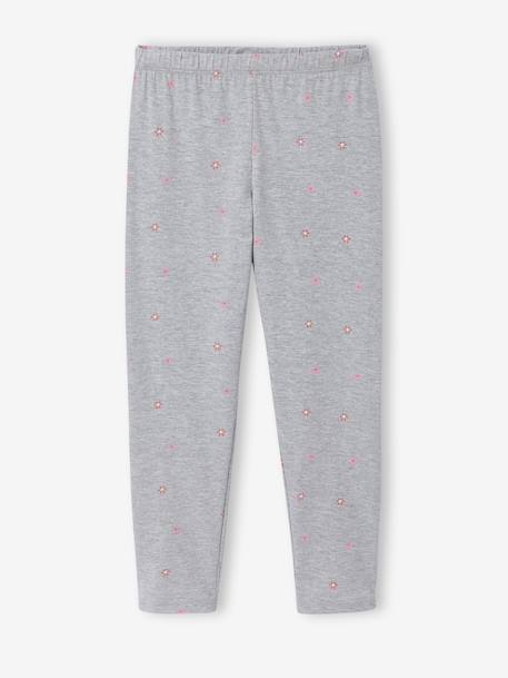 Pack of 2 short and long rabbit pyjamas marl grey 