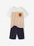 Pack of 3 long and short cycling pyjamas caramel 