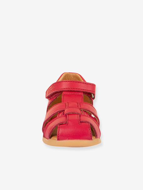 DANY Closed Sandals for Children, FRODDO brown+navy blue+red 