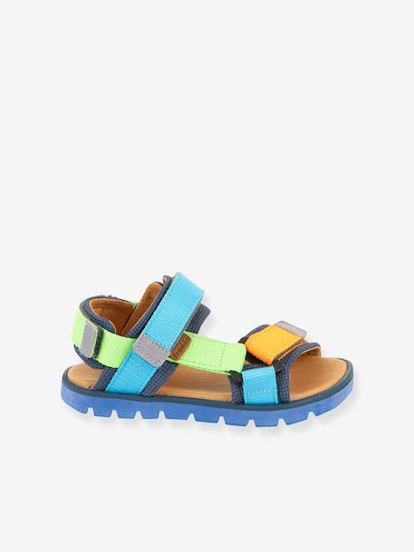 Pair of KE FLASH Hook-&-Loop Sandals for Boys, FRODDO aqua+black+blue+electric blue+fuchsia+multicoloured+navy blue+rosy 