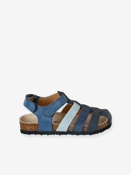Boys' touch-fastening sandals set blue 