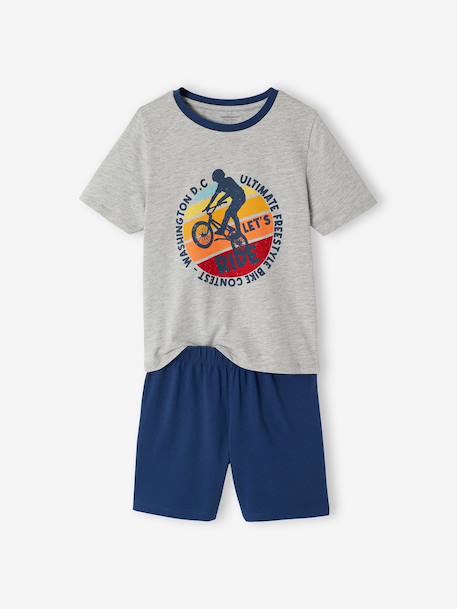 Pack of 2 pyjama shorts ocean blue 