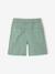 Elasticated bermuda shorts for boys denim blue+fir green+pastel yellow 
