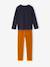 Pack of 3 long and short cycling pyjamas caramel 