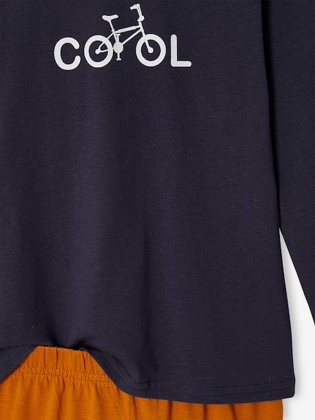 Pack of 3 long and short cycling pyjamas caramel 