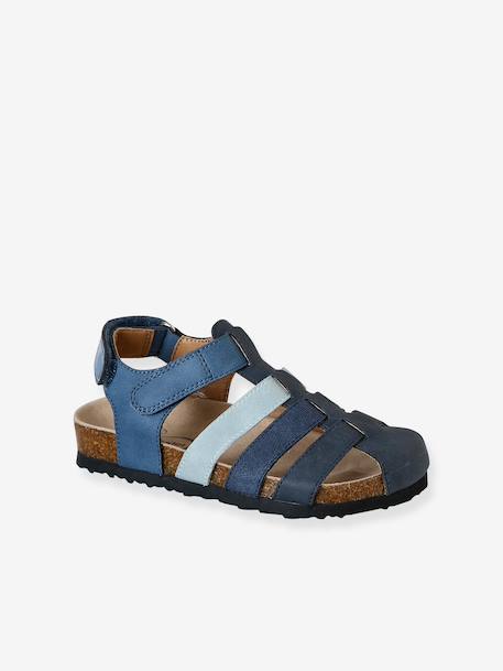 Boys' touch-fastening sandals set blue 
