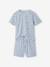 Pack of 2 surf pyjama shorts sky blue 