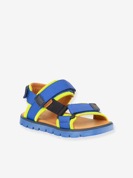 Pair of KE FLASH Hook-&-Loop Sandals for Boys, FRODDO aqua+black+blue+electric blue+fuchsia+multicoloured+navy blue+rosy 