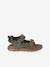 Boys' textile touch-fastening sandals khaki 