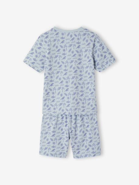 Pack of 2 surf pyjama shorts sky blue 