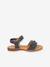 Pair of LORE FLOWERS Leather Sandals for Girls, FRODDO blue+blush+deep blue+gold+golden pink+lavender+red+tomato red 