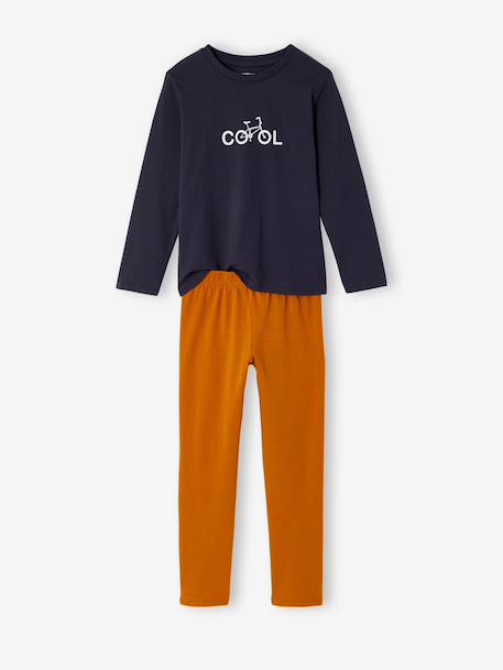 Pack of 3 long and short cycling pyjamas caramel 