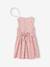 3-piece dress, cardigan and band for head accessories for hair set pale pink 