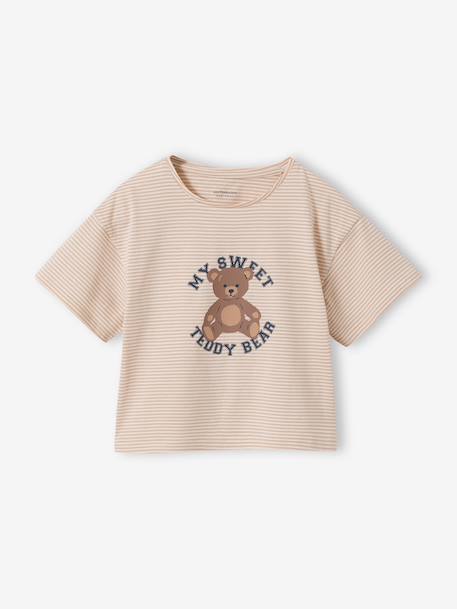 Pack of 2 short and long bear pyjamas ecru 