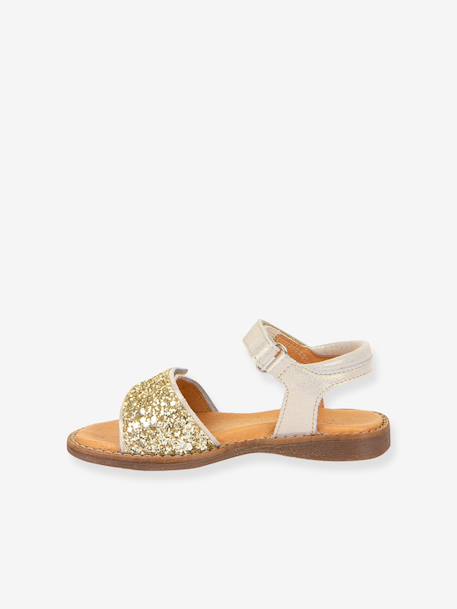 LORINE SPARKLE girls' sandals by FRODDO deep blue+gold+lavender 
