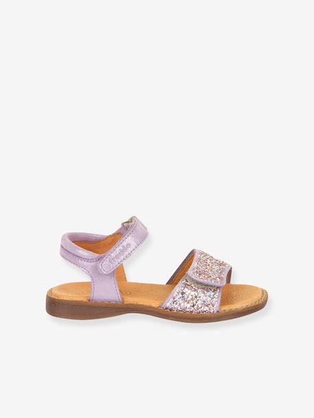LORINE SPARKLE girls' sandals by FRODDO deep blue+gold+lavender 