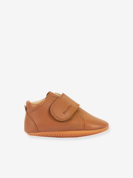 BASIC FRODDO leather slippers for babies caramel 
