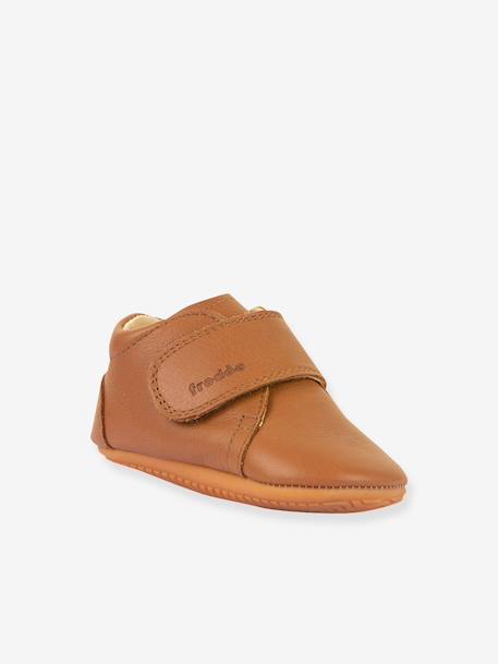 BASIC FRODDO leather slippers for babies caramel 